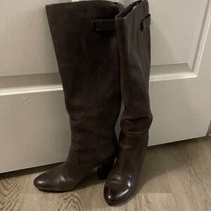 Isola Dark Brown Heeled Boots